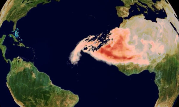 Godzilla: la nube di sabbia gigantesca viaggia dal Sahara al Sudamerica